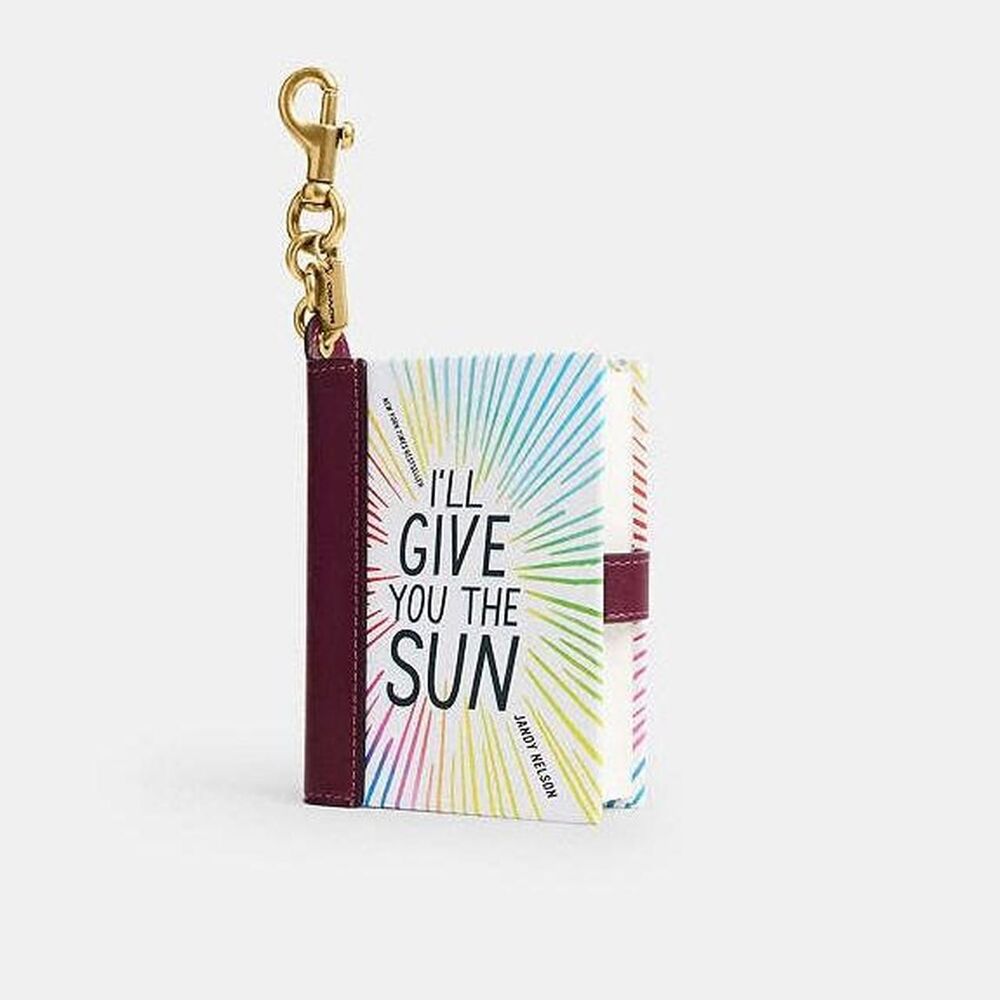 Coach I'll Give You The Sun By Jandy Nelson Book Bag Charm